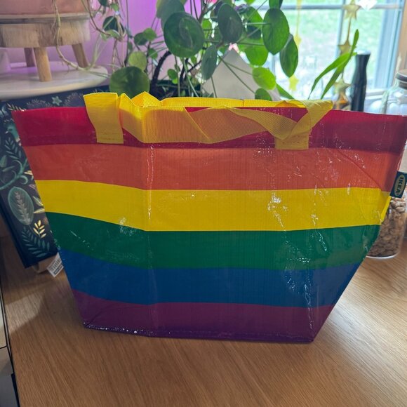 IKEA Storstomma Rainbow, Reuseable Small Tote Bag, 404.848.35 Multi-Color - Picture 4 of 10
